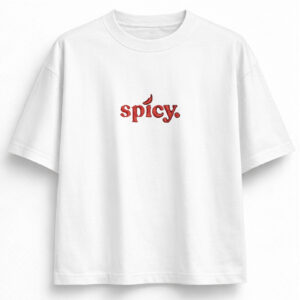camiseta spicy boxy vista frontal
