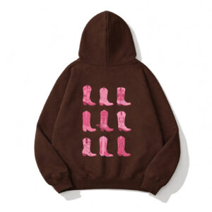 PINK BOOTS - HOODIE